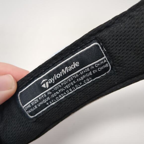 TaylorMade SLDR Tour Preferred Strapback Visor Hat White One Size Outdoor - Picture 9 of 9